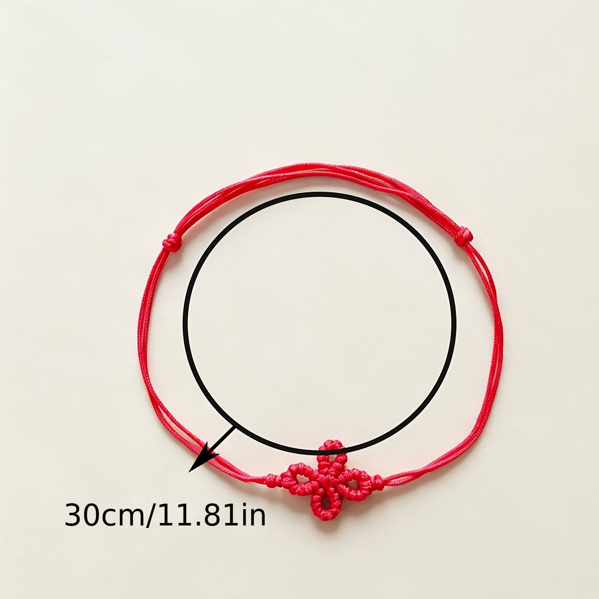 Stylish High-End Four-Leaf Clover Handmade Woven Stretch Bracelet Anklet